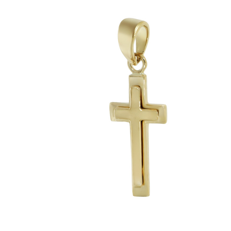 Pandantiv Cruce, Aur Galben, 14 k, 0.7 gr, Cod Produs: 876380 - Tezaurshop.ro