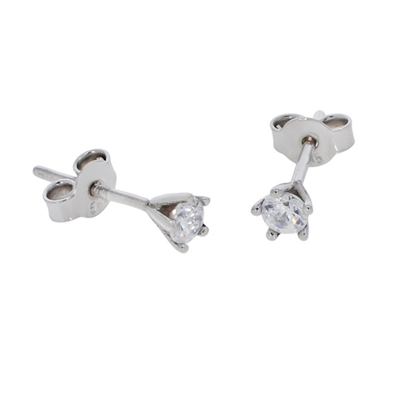 Cercei, Aur Alb, 14 k, 0.62 gr, Cod Produs: 878302 - Tezaurshop.ro