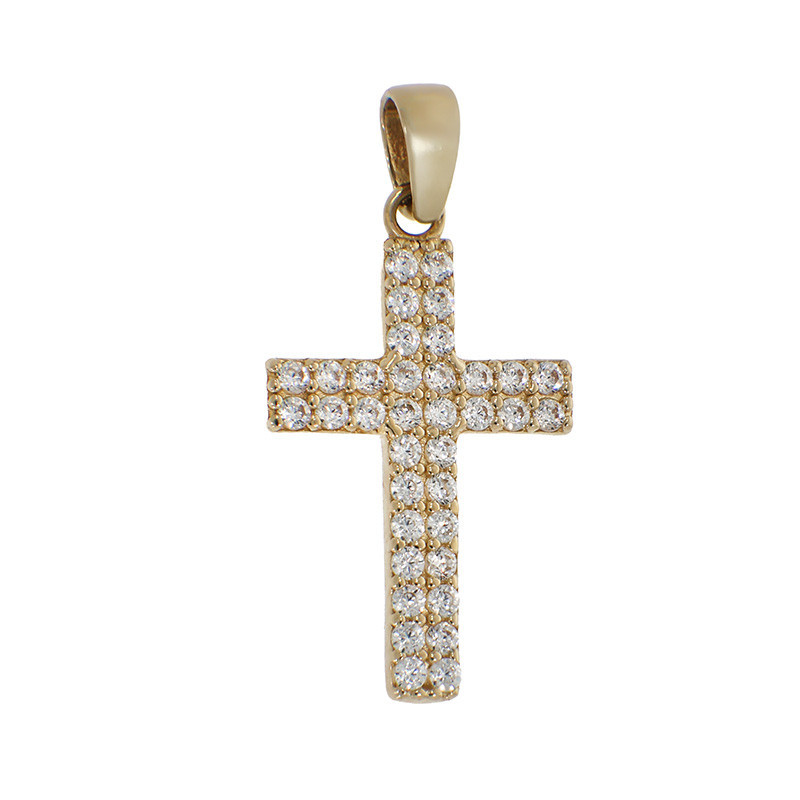 Pandantiv Cruce, Aur Galben, 14 k, 1.02 gr, Cod Produs: 878879 - Tezaurshop.ro