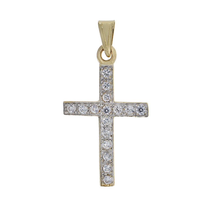Pandantiv Cruce, Aur Galben, 18 k, 1.86 gr, Cod Produs: 879400 - Tezaurshop.ro