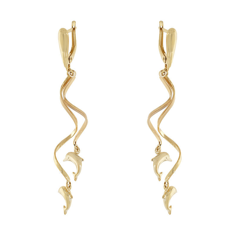 Cercei, Aur Galben, 14 k, 4.15 gr, Cod Produs: 882458 - Tezaurshop.ro
