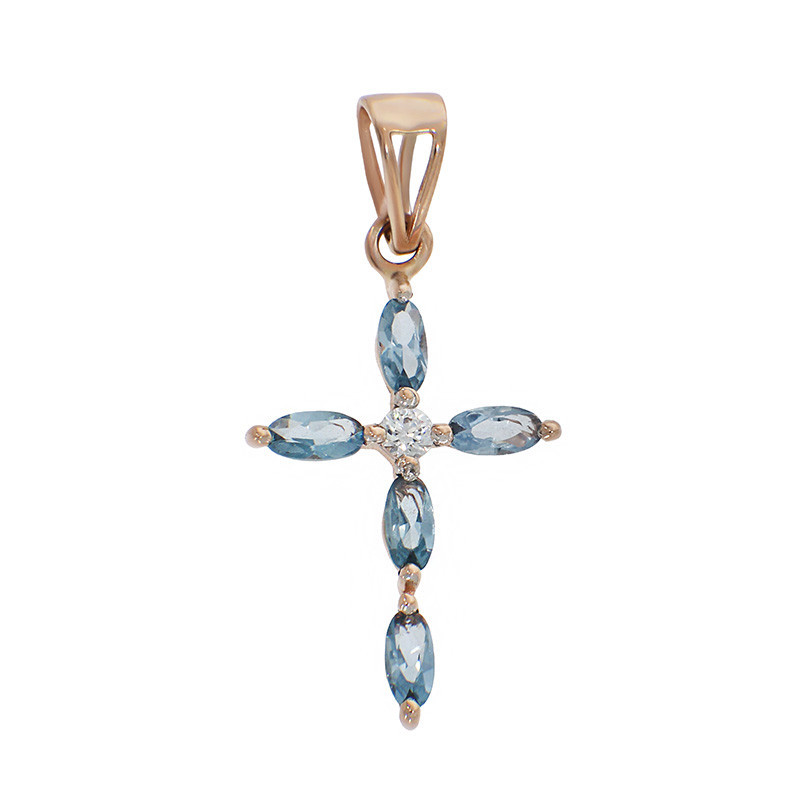 Pandantiv Cruce, Aur Galben, 14 k, 0.7 gr, Cod Produs: 882798 - Tezaurshop.ro