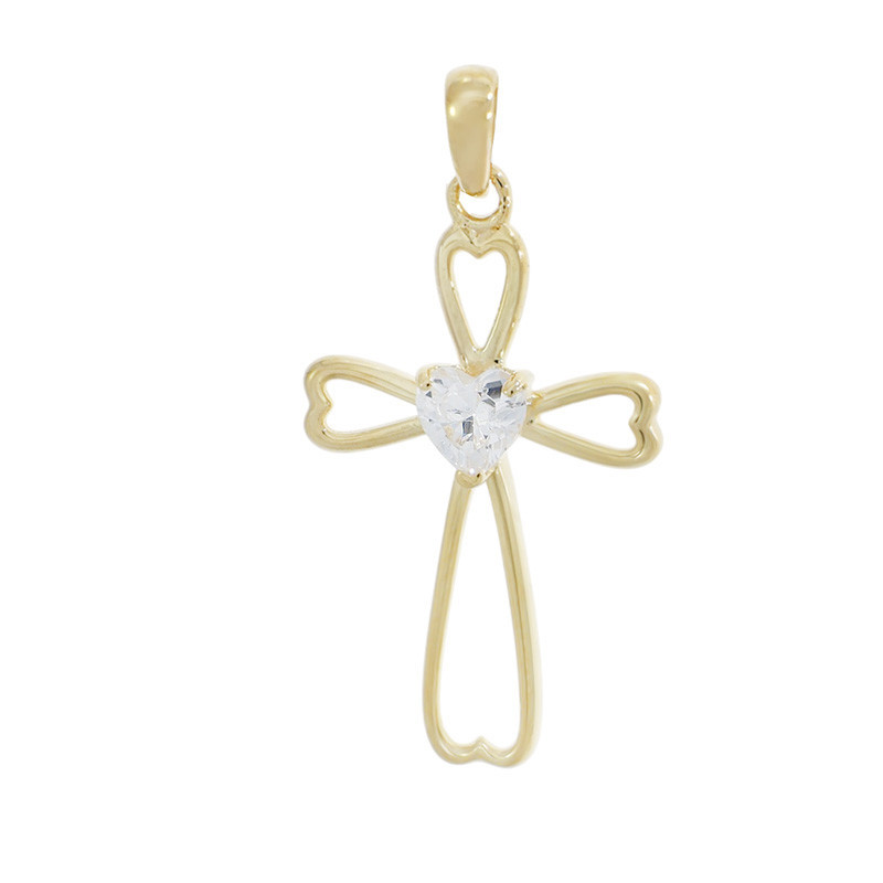 Pandantiv Cruce, Aur Galben, 14 k, 0.7 gr, Cod Produs: 883052 - Tezaurshop.ro