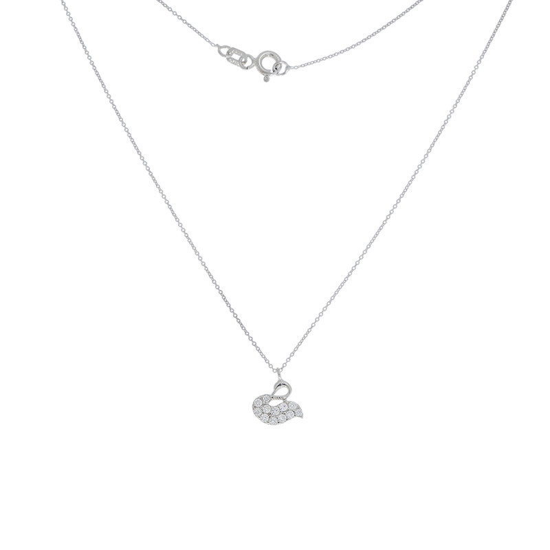 Colier, Aur Alb, 14 k, 1.4 gr, Cod Produs: 883129 - Tezaurshop.ro