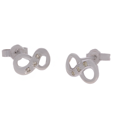 Cercei, Aur Alb, 18 k, 1.68 gr, Cod Produs: 612854 - 1