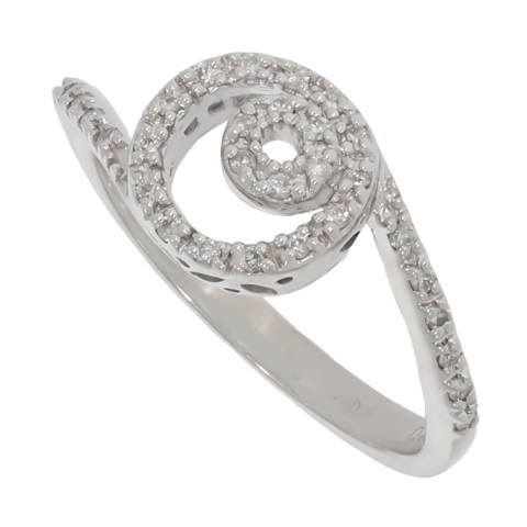 Inel, Aur Alb, 18 k, 2.5 gr, Cod Produs: 624614 - 1