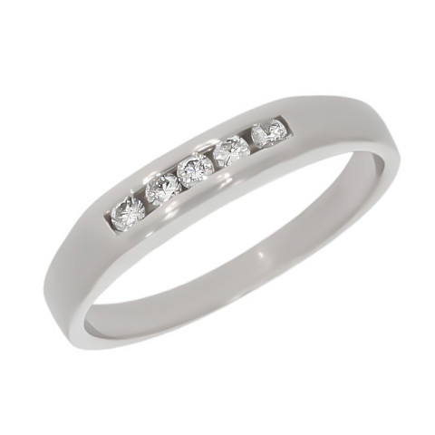 Inel, Aur Mixt, 18 k, 2.21 gr, cu Diamante, Cod Produs: 627472 - 2