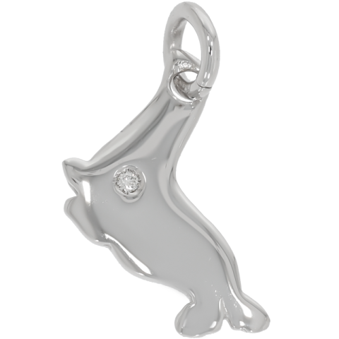 Pandantiv, Aur Alb, 18 k, 1.04 gr, Cod Produs: 635672 - 1