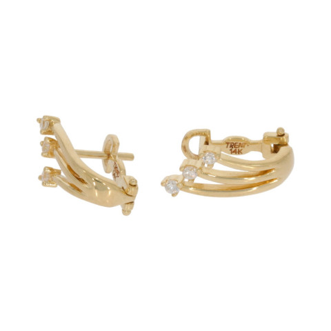 Cercei, Aur Galben, 14 k, 3.79 gr, Cod Produs: 649384 - 1