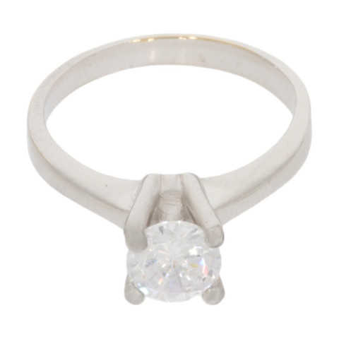 Inel De Logodna, Aur Alb, 14 k, 3.07 gr, Cod Produs: 661239 - 2