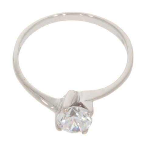 Inel De Logodna, Aur Alb, 18 k, 2.14 gr, Cod Produs: 662160 - 2