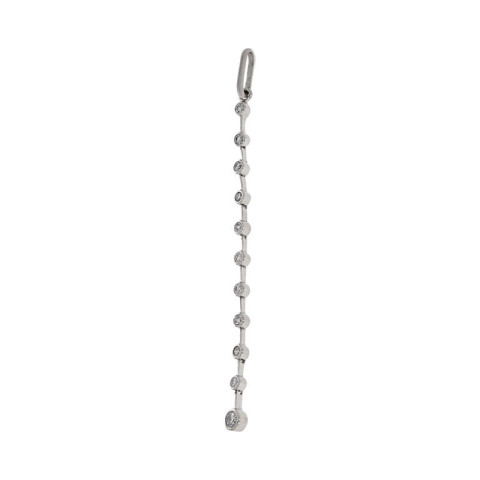 Pandantiv, Aur Alb, 14 k, 1.41 gr, cu Diamante, Cod Produs: 662382 - 2