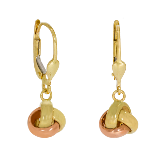 Cercei, Aur Mixt, 14 k, 2.32 gr, Cod Produs: 668387 - 1