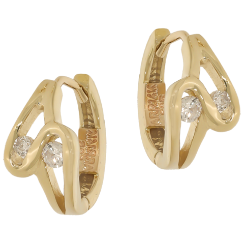 Cercei, Aur Galben, 14 k, 2.51 gr, Cod Produs: 677136 - 1