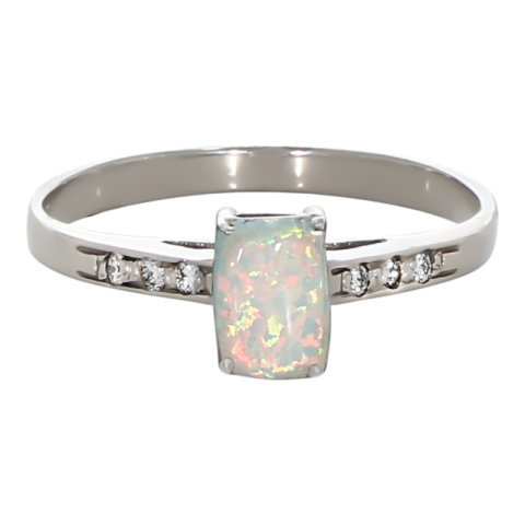 Inel, Aur Alb, 14 k, 1.83 gr, Cod Produs: 678533 - 2