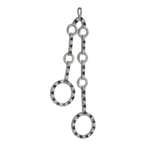 Pandantiv, Aur Alb, 14 k, 5.3 gr, cu Diamante, Cod Produs: 688305 - 2