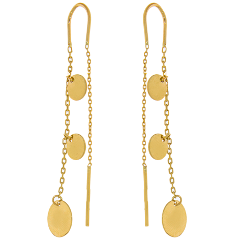 Cercei, Aur Galben, 14 k, 2.85 gr, Cod Produs: 692295 - 1