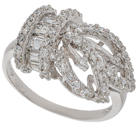 Inel, Aur Alb, 18 k, 4.38 gr, Cod Produs: 693025 - 1