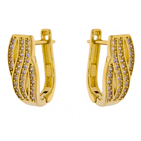 Cercei, Aur Galben, 14 k, 2.92 gr, Cod Produs: 693709 - 1