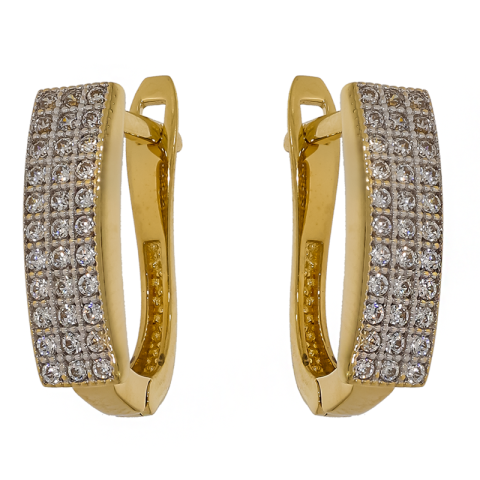 Cercei, Aur Galben, 14 k, 2.58 gr, Cod Produs: 694524 - 1