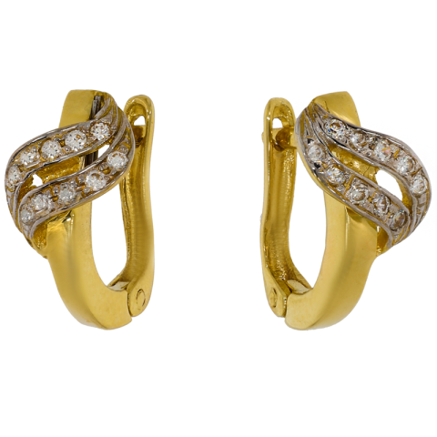 Cercei, Aur Galben, 14 k, 3.21 gr, Cod Produs: 695305 - 1