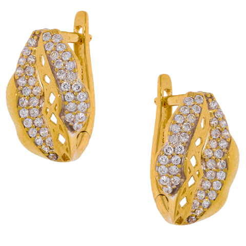 Cercei, Aur Galben, 14 k, 2.95 gr, Cod Produs: 696033 - 1