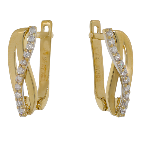 Cercei, Aur Galben, 14 k, 2.51 gr, Cod Produs: 696306 - 1