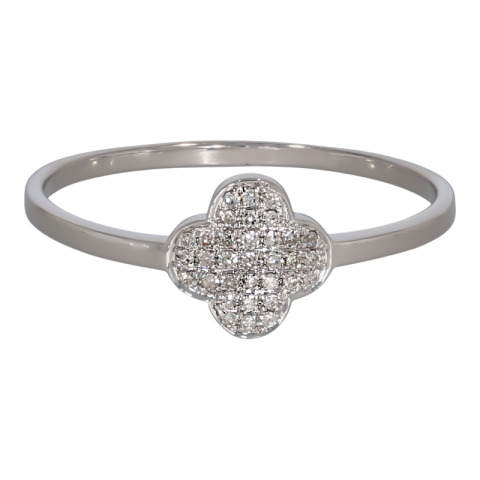 Inel, Aur Alb, 18 k, 1.18 gr, Cod Produs: 697860 - 2