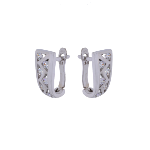 Cercei, Aur Alb, 14 k, 2.89 gr, Cod Produs: 699062 - 1