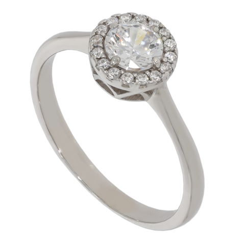 Inel, Aur Alb, 14 k, 2.35 gr, Cod Produs: 702262 - 1