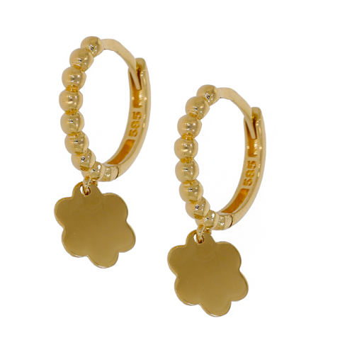 Cercei, Aur Galben, 14 k, 2.01 gr, Cod Produs: 702612 - 1