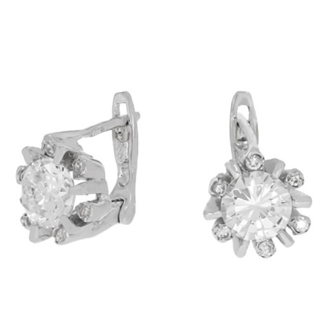 Cercei, Aur Alb, 14 k, 4.02 gr, Cod Produs: 703925 - 1