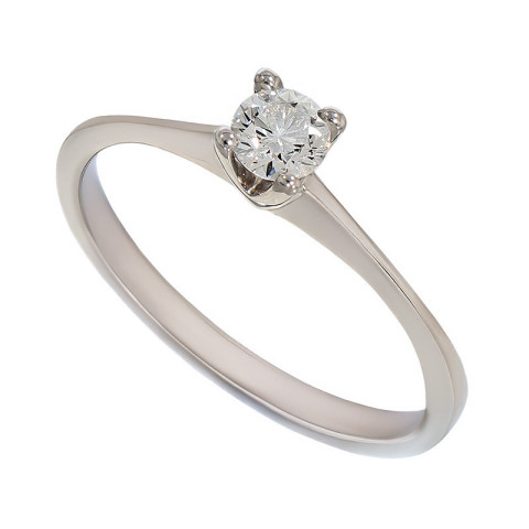 Inel, Aur Alb, 18 k, 1.77 gr, cu Diamante, Cod Produs: 703975 - 2