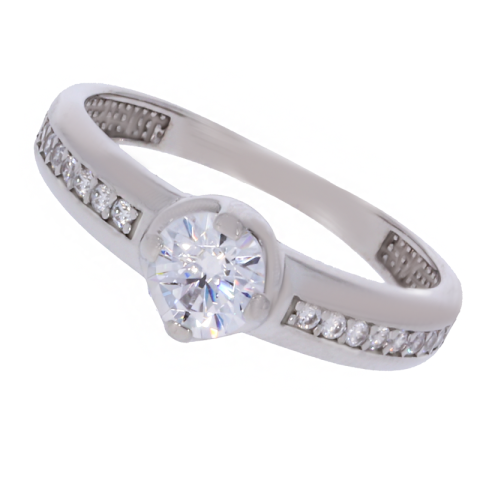 Inel, Aur Alb, 14 k, 2.02 gr, Cod Produs: 705756 - 1