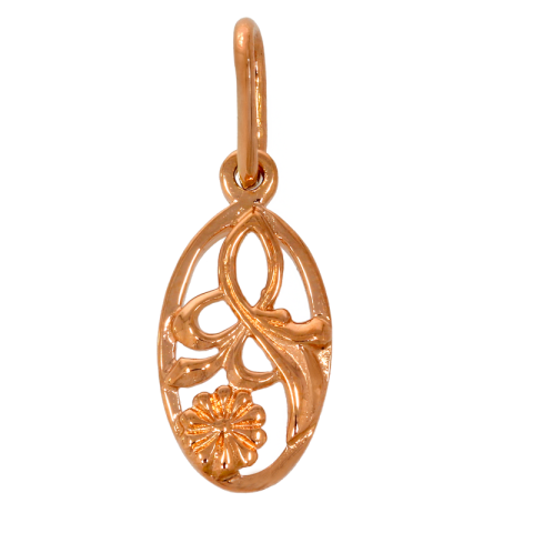Pandantiv, Aur Roz, 14 k, 0.82 gr, Cod Produs: 707928 - 1