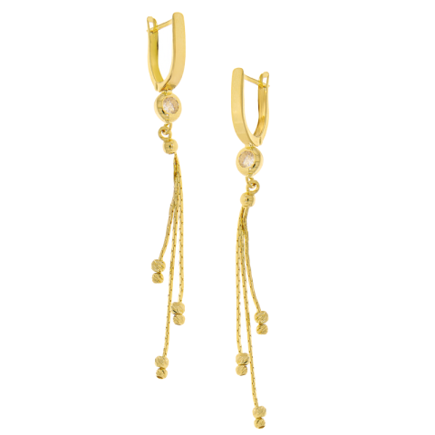 Cercei, Aur Galben, 14 k, 3.3 gr, Cod Produs: 708389 - 1