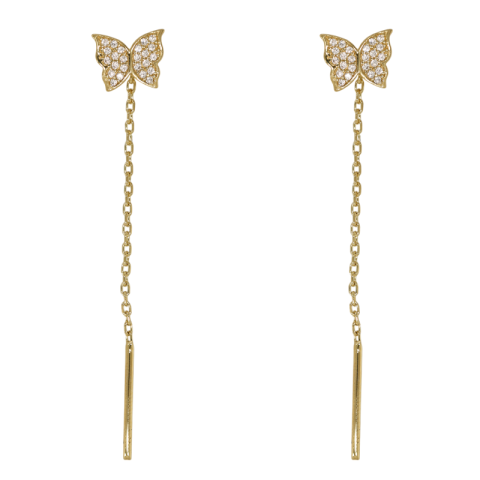 Cercei, Aur Galben, 14 k, 1.83 gr, Cod Produs: 708830 - 1