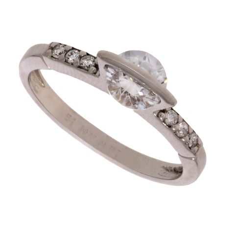 Inel De Logodna, Aur Alb, 14 k, 2.59 gr, Cod Produs: 708873 - 1