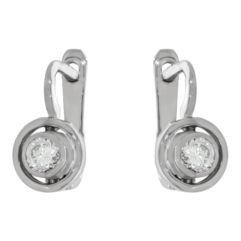Cercei, Aur Alb, 14 k, 2.93 gr, Cod Produs: 709401 - 1