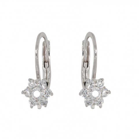 Cercei, Aur Alb, 18 k, 2.11 gr, Cod Produs: 710440 - 1