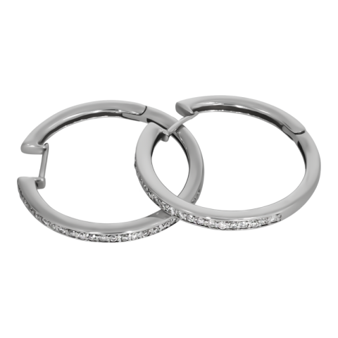 Cercei, Aur Alb, 18 k, 7.24 gr, Cod Produs: 711059 - 2