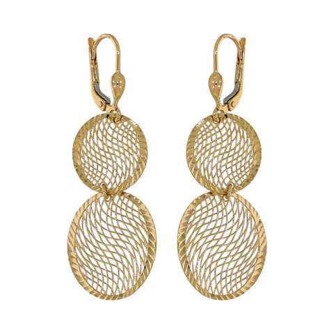 Cercei, Aur Galben, 14 k, 3.04 gr, Cod Produs: 712418 - 1