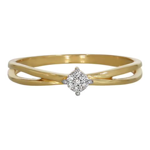 Inel, Aur Galben, 18 k, 1.58 gr, Cod Produs: 712448 - 2