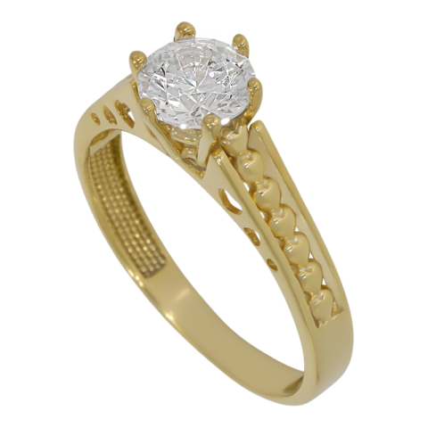 Inel De Logodna, Aur Galben, 14 k, 2.42 gr, Cod Produs: 713210 - 1