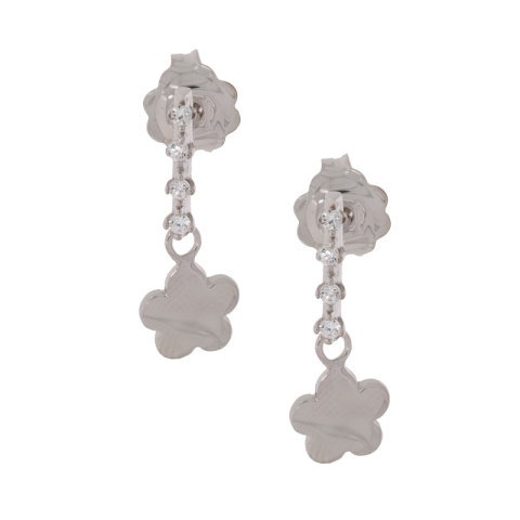 Cercei, Aur Alb, 18 k, 2.73 gr, Cod Produs: 715115 - 1