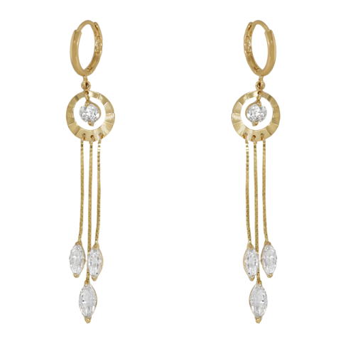 Cercei, Aur Galben, 14 k, 4.24 gr, Cod Produs: 716096 - 1