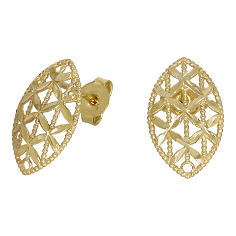 Cercei, Aur Galben, 18 k, 1.51 gr, Cod Produs: 717628 - 1