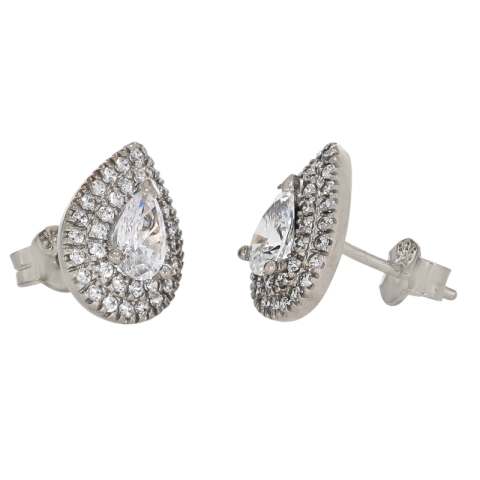 Cercei, Aur Alb, 14 k, 2.18 gr, Cod Produs: 719829 - 1