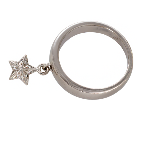 Inel, Aur Alb, 18 k, 5.28 gr, Cod Produs: 721218 - 2