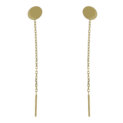 Cercei, Aur Galben, 14 k, 1.34 gr, Cod Produs: 721282 - 1